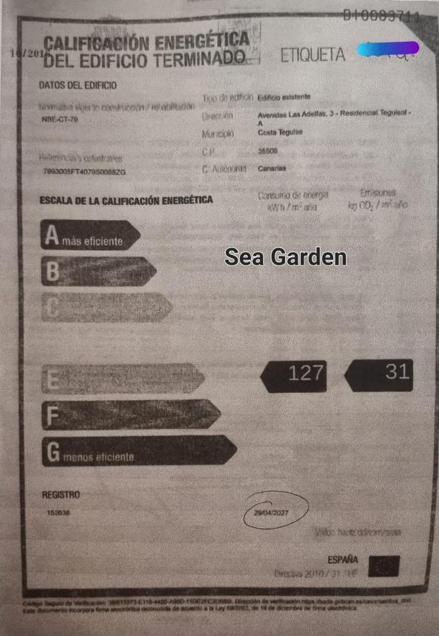 Vivienda Vacacional Sea Garden Costa Teguise Extérieur photo